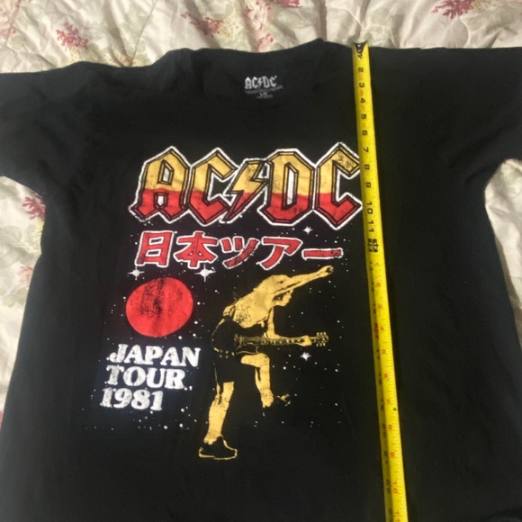 AC/DC Japan Tour Cotton crew neck t-shirt - Picture 6 of 8